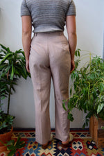 Taupe Linen Trousers