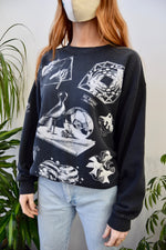 1991 M.C. Escher All Over Print Sweatshirt