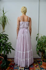 Lilac Seventies Gunne Gown