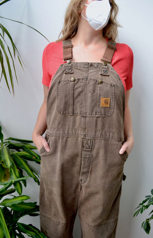 Brown Carhartt Overalls