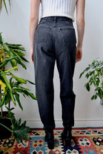 Black Button Fly Eighties Jeans