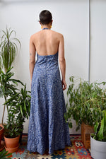 Bandana Print Halter Dress