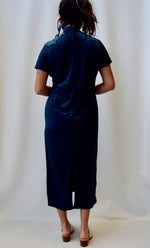 Emerald Velvet Burnout Dress