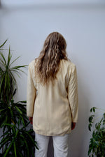 Parchment Silk Blazer