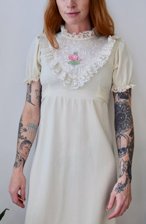 Cream Nursery Dress