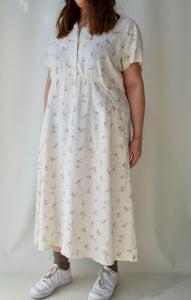 Linen Floral Market Dress