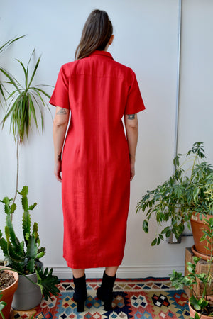 Red Market Dress