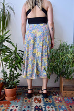 Rayon Floral Bouquet Skirt