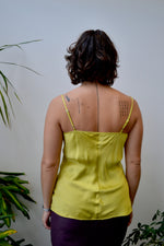 Golden Chartreuse Silk Cami