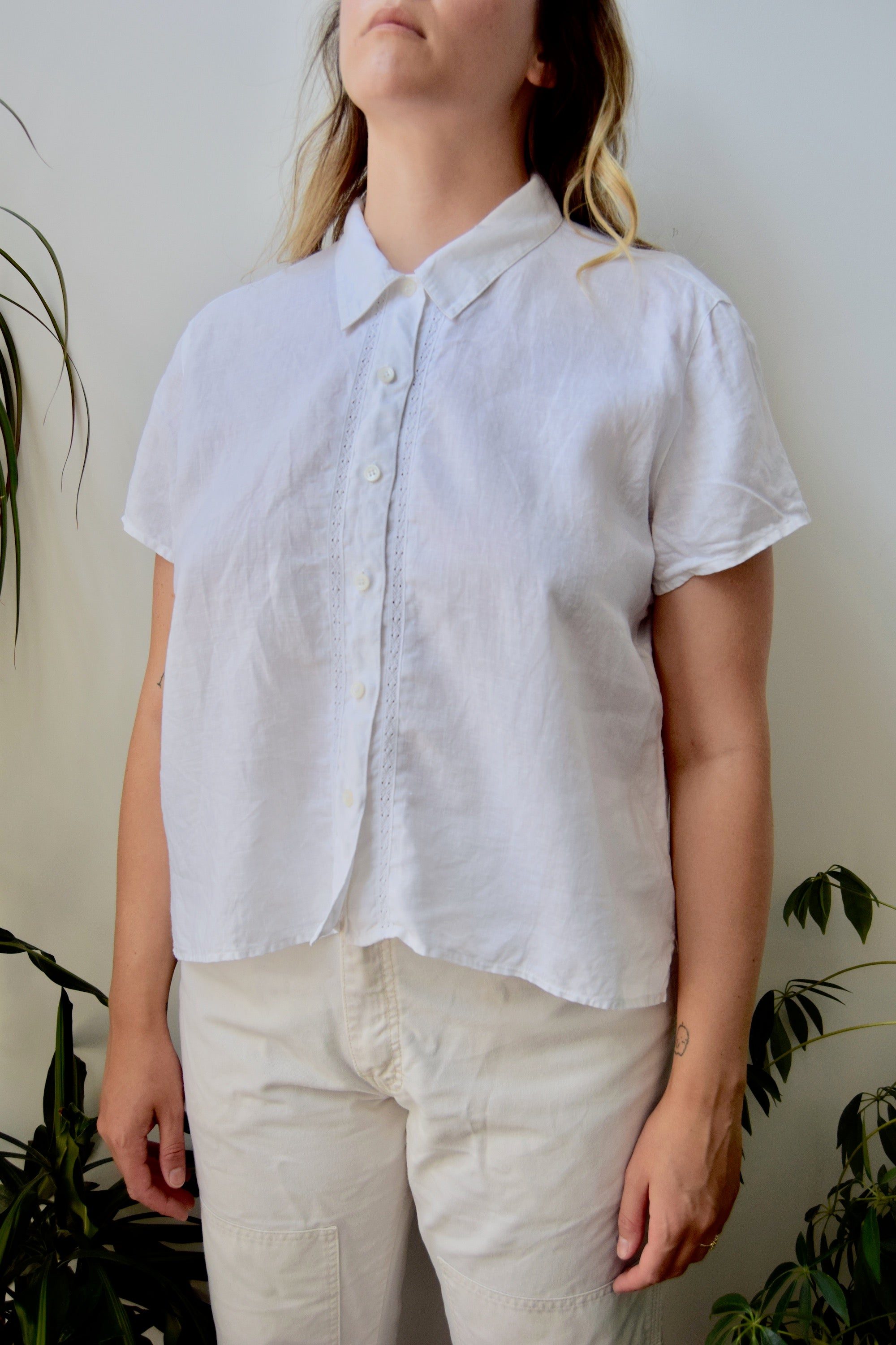 Boxy Linen Blouse