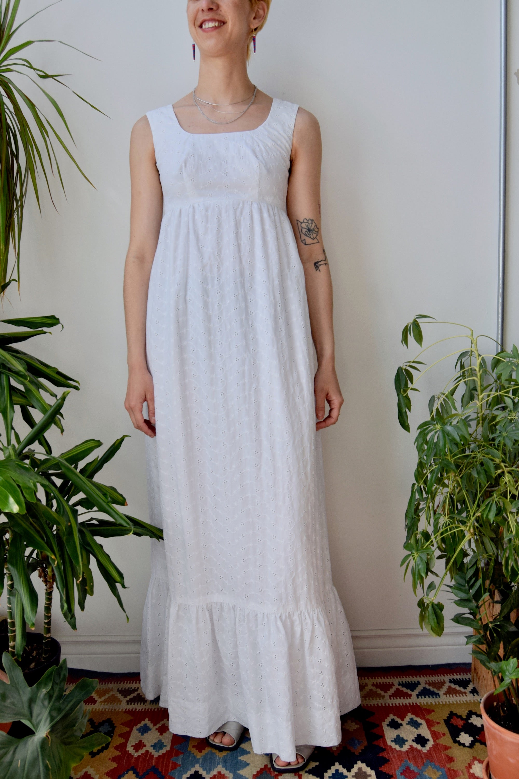 Eyelet Summer Empire Dress