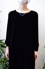 Drop Waist Velvy Dress
