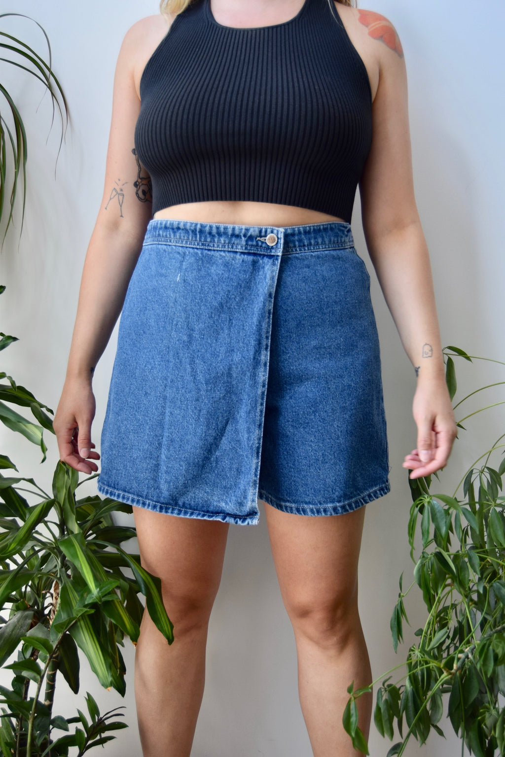 Route 66 Denim Skort