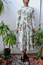 Eighties Cotton Floral Dress
