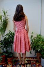 Fifties Gingham Picnic Dress