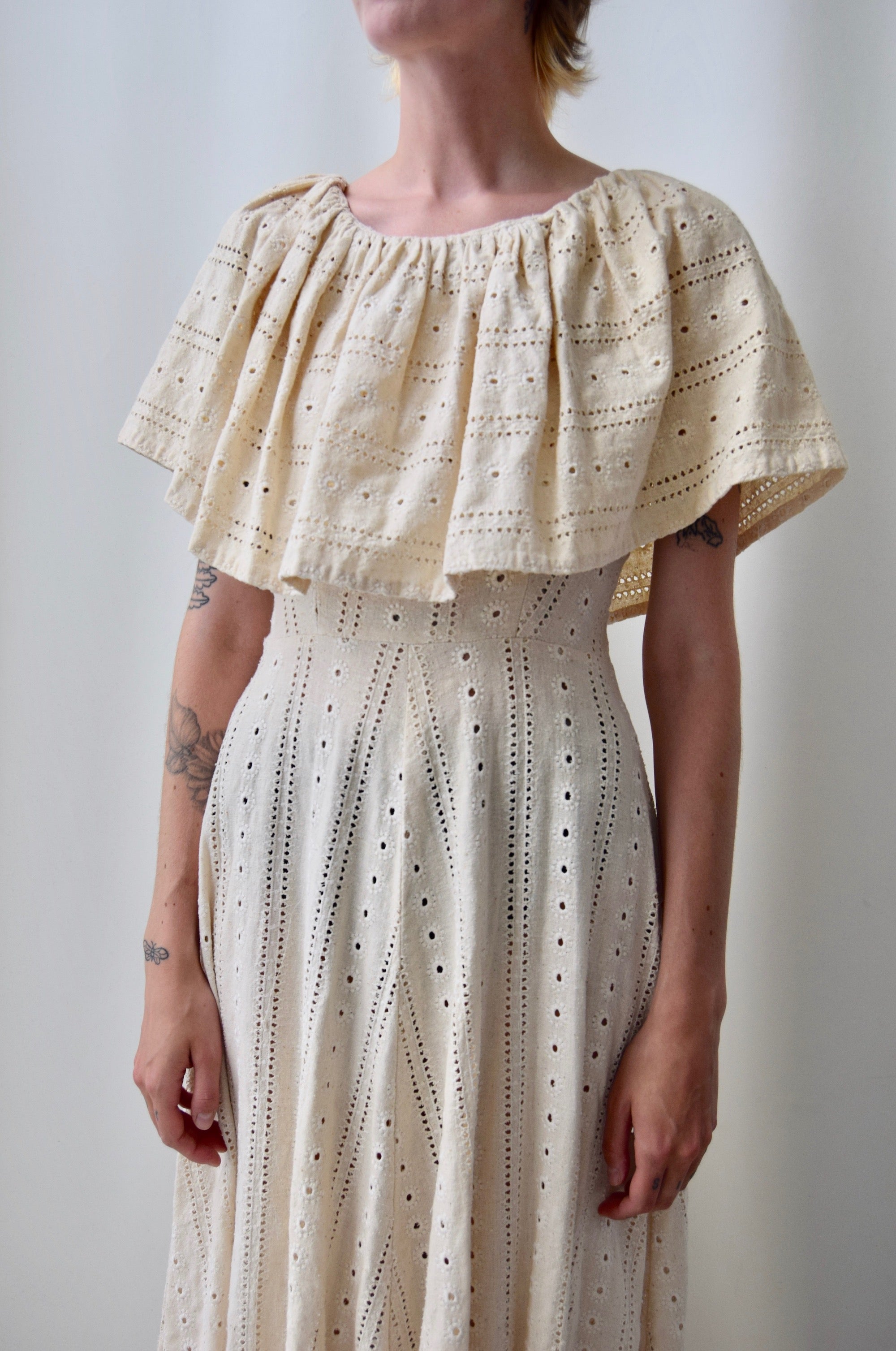 Vintage 70's Prairie Queen Dress