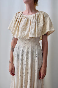 Vintage 70's Prairie Queen Dress