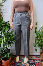 Vintage Plaid Trousers
