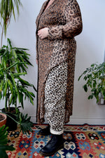 Leopard Silk Duster