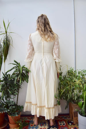 Cream Medieval Gown