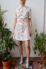 Mod Sixties Floral Mini Dress