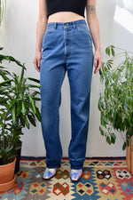 High Waisted Straight Leg Levis
