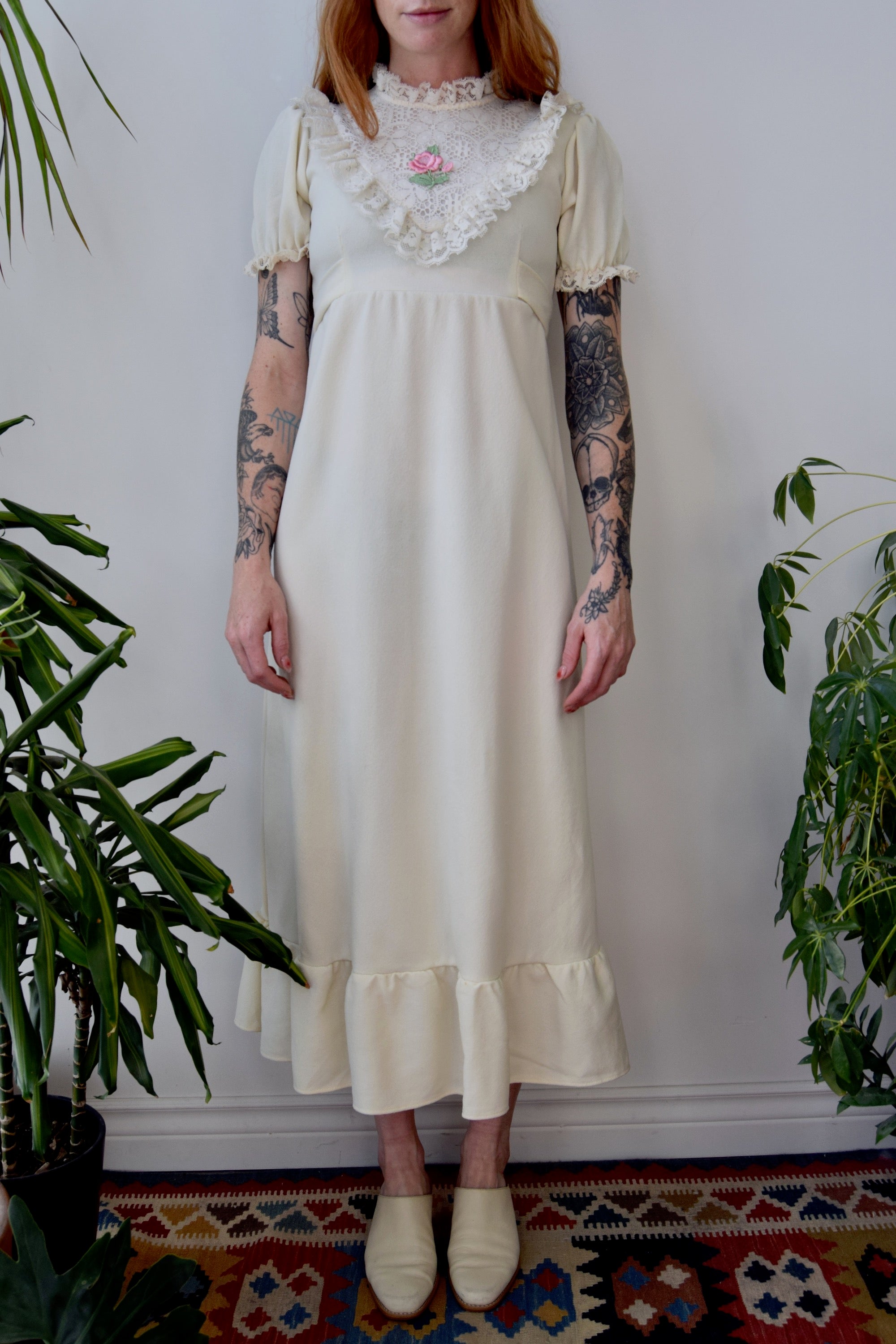 Cream Nursery Dress