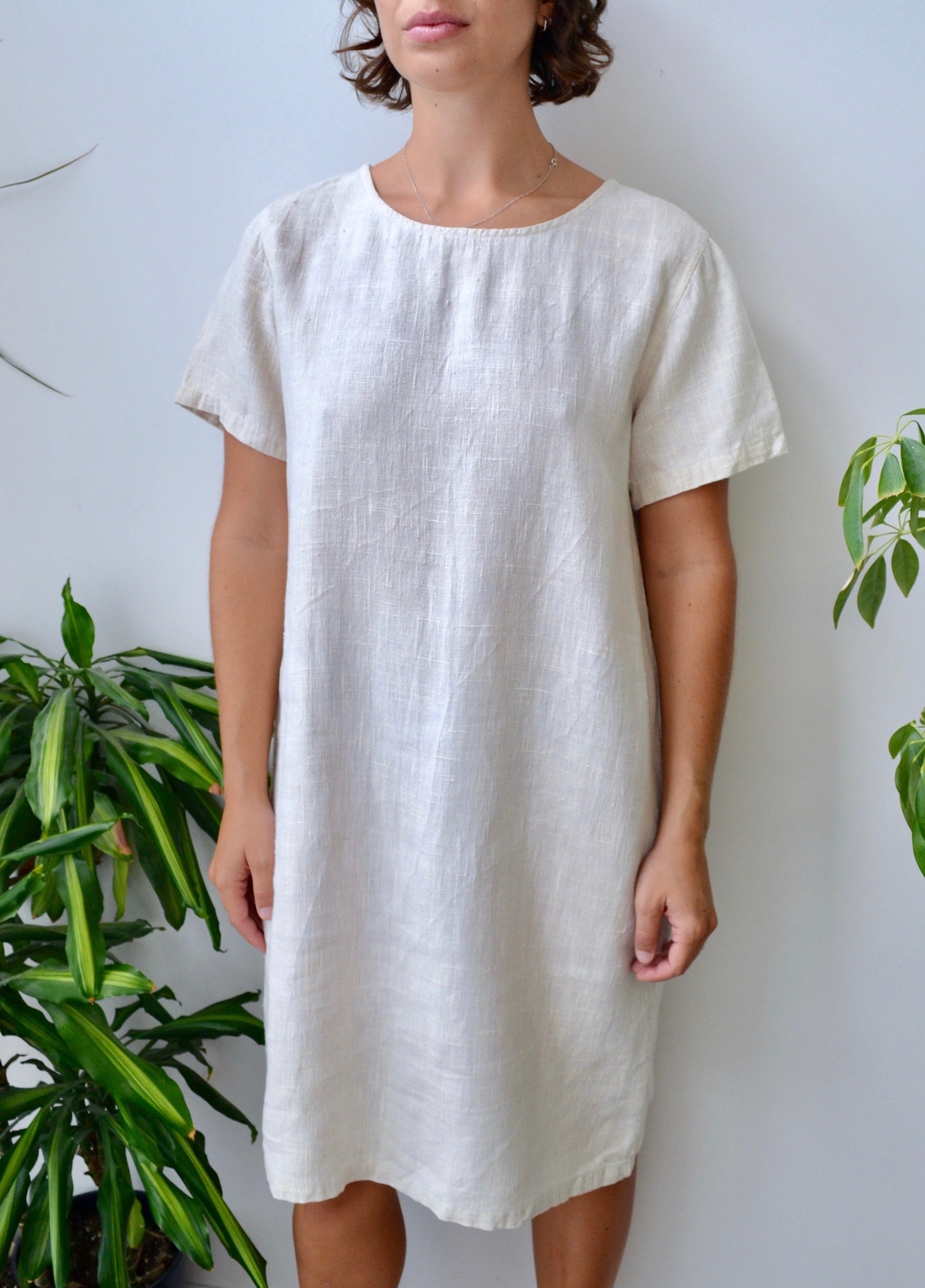 Natural Linen Sack Dress Community Thrift and Vintage Natural Linen Sack Dress Community Thrift and Vintage