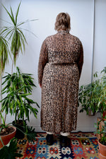 Leopard Silk Duster