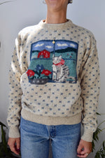 Who's That Kitty In The Window Sweater