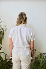 Boxy Linen Blouse