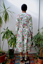 Eighties Cotton Floral Dress