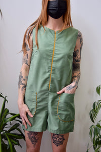 Sixties Sage Romper