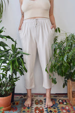 Parchment Cotton Lounge Pants