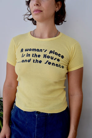 Seventies "A Woman's Place" Tee