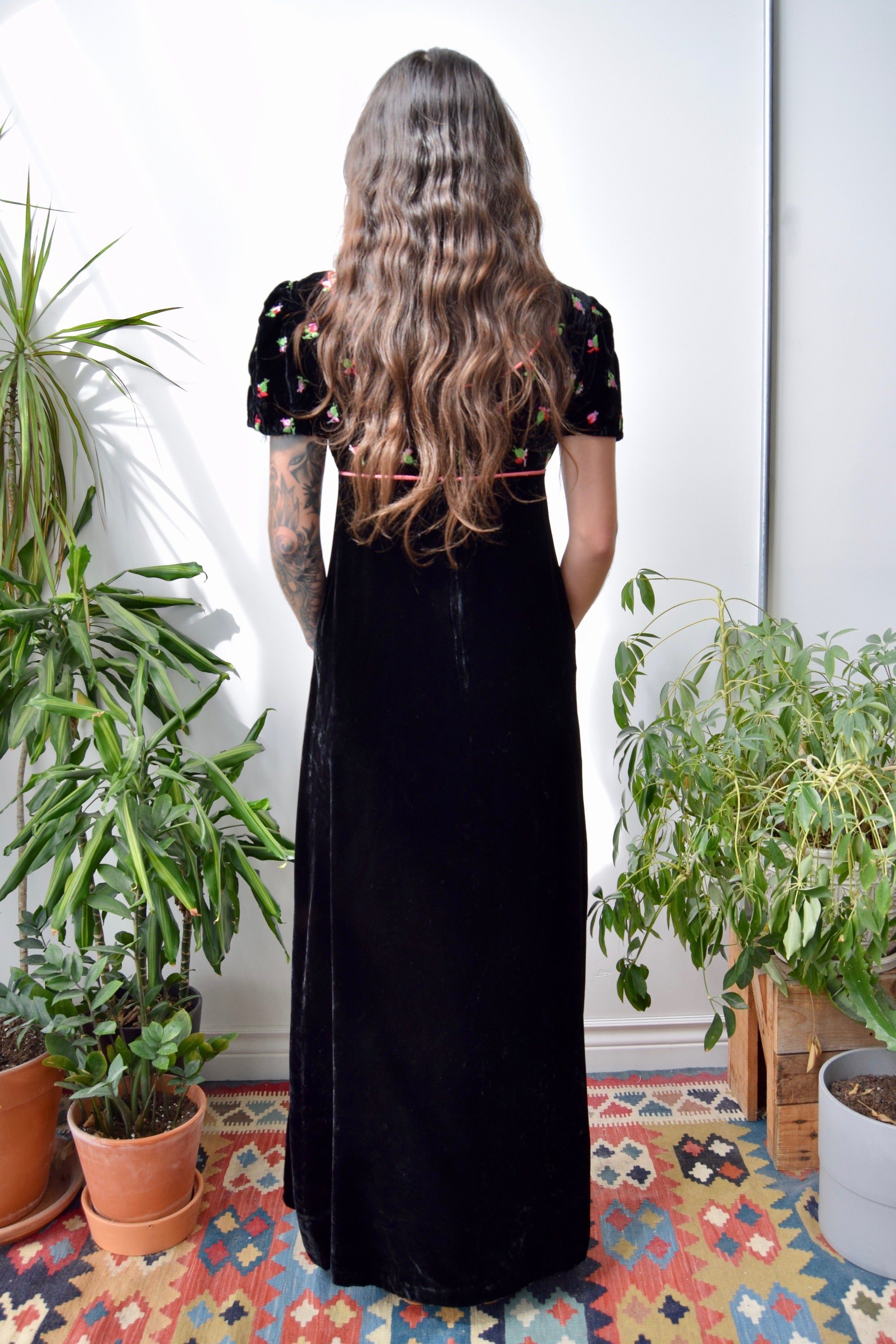 Velvet Empire Dress