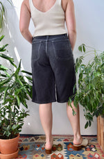 Lee "Pipes" Black Denim Shorts