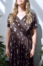 Nineties Silk Floral Dress