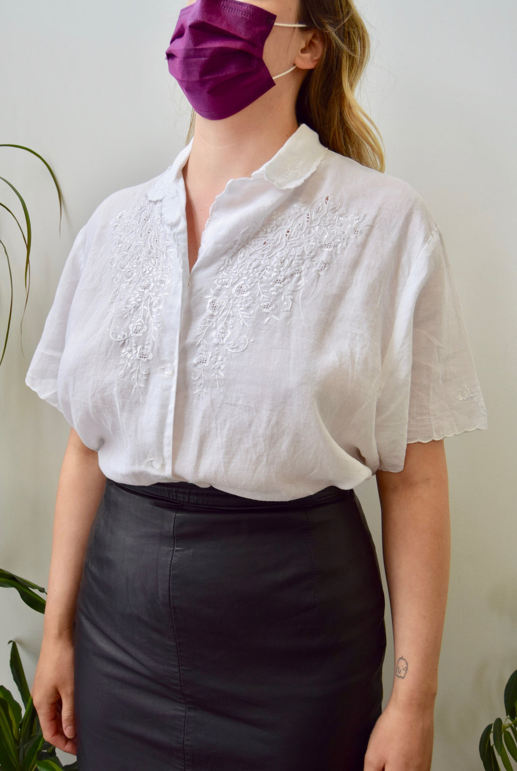 When In France Linen Top