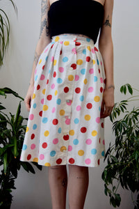 Sixties Polka Dot Skirt
