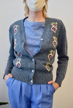 Floral Wool Cardigan