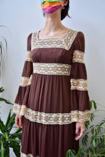 Seventies Gauzy Renaissance Dress