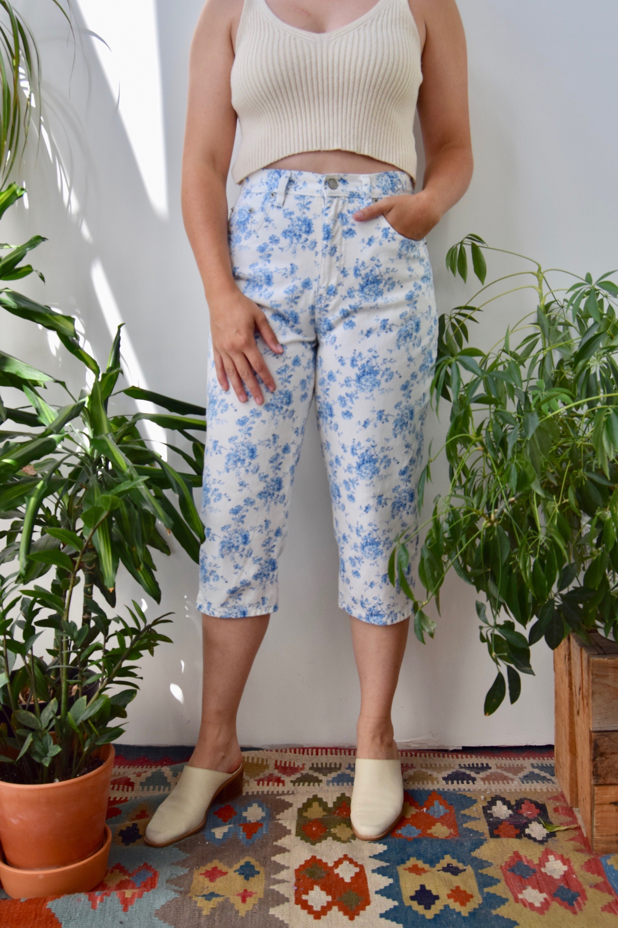 Teacup Floral Capris