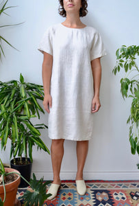 Natural Linen Sack Dress