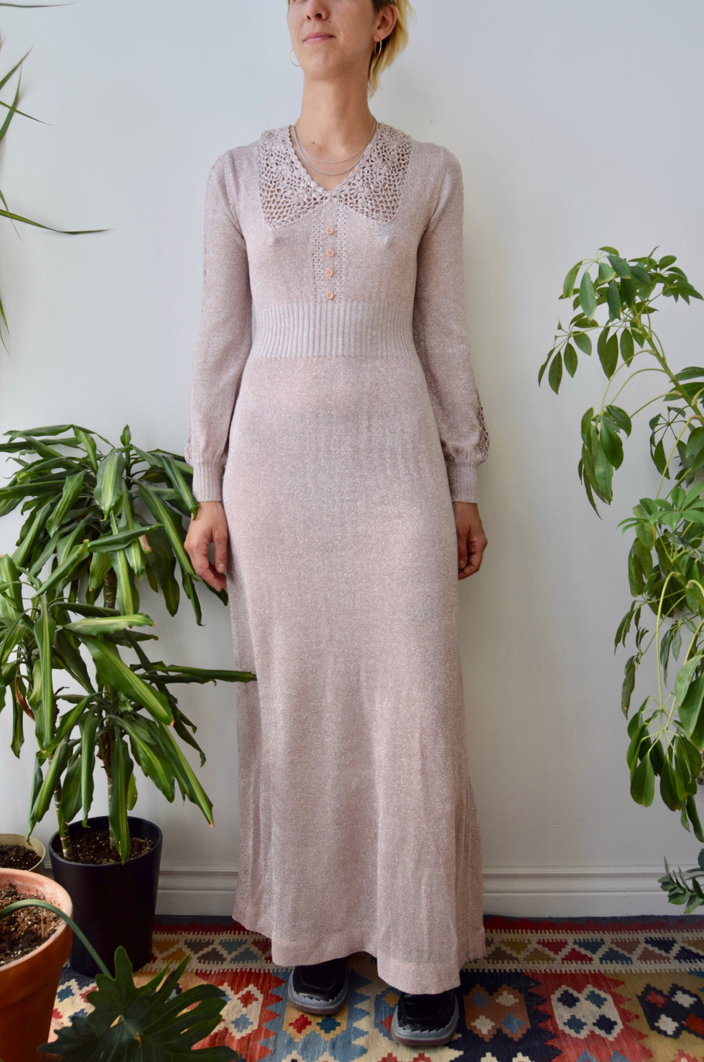 Orchid Sparkle Seventies Maxi