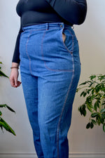 Fifties Side Zip Jeans