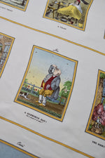 Silk Burberry 'The Burberry Diary' Months Illustrated Scarf