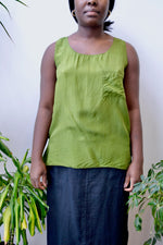 Mossy Silk Pocket Tank