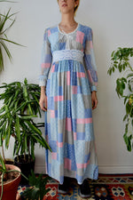 Seventies Faux Patchwork Dress