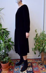 Drop Waist Velvy Dress